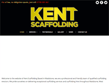 Tablet Screenshot of kentscaffolding.com